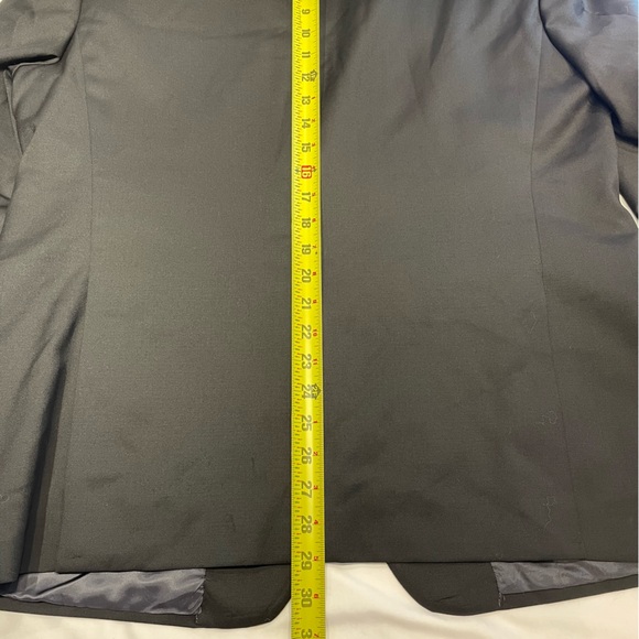 Jos. A. Bank Reserve Reda Italian 100% Wool Super 110’s Black Blazer Size 44S - Picture 16 of 16